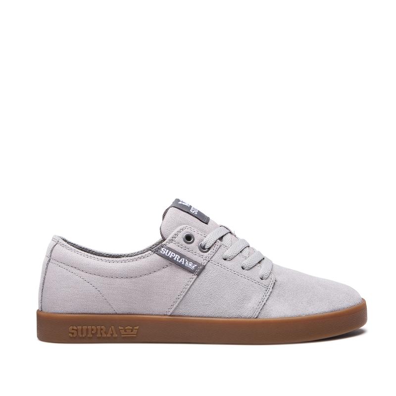 Supra STACKS II Sneaker Low Damen HellGrau Sale ILJSG5830